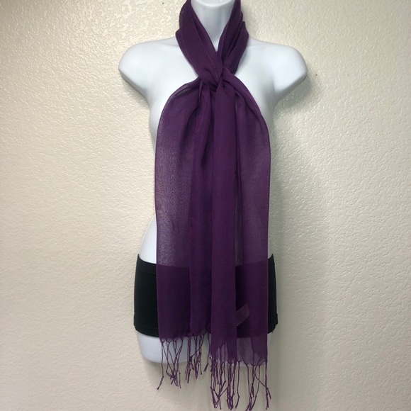 LOT OF 5 ASSORTED FASHION SCARVES - Picture 4 of 5